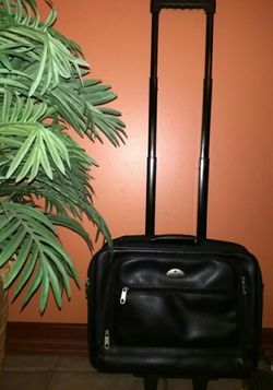 Genuine leather Samsonite carry- on. New!