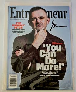 Entrepreneur Magazine July/August 2026 Gary Vaynerchuk Cover Signed Autograph