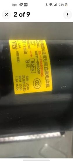 Motor And Squirrel Cage Used