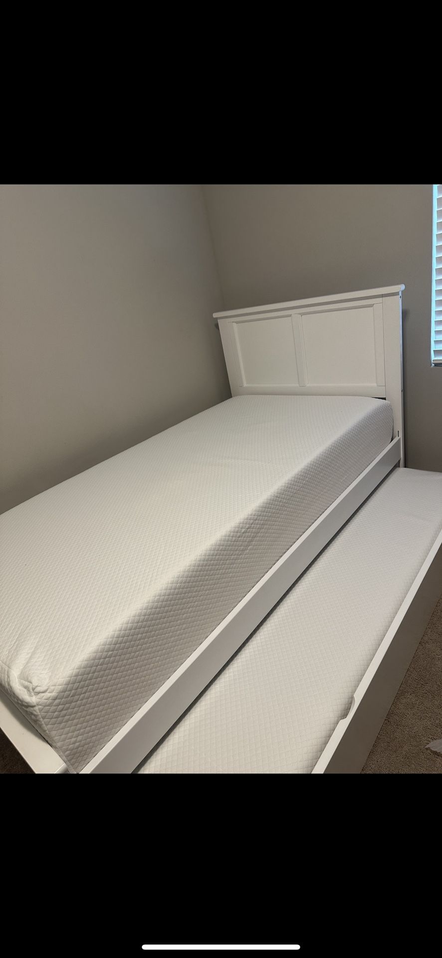 Wayfair twin size bed with trundle!