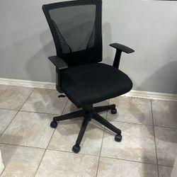 ANJI Black Ergonomic Office Chair