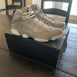 Nike Jordan 6 Rings Gray Suede Size 11 Like New