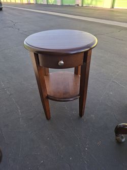 Mahogany side table