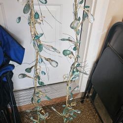 Turquoise and Glitter Garlands