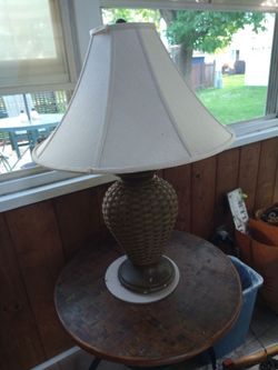 Table lamp used in Warrenville