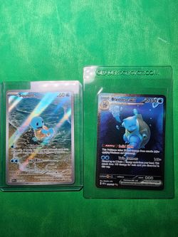 Blastoise and squirtle 151 ir and sir