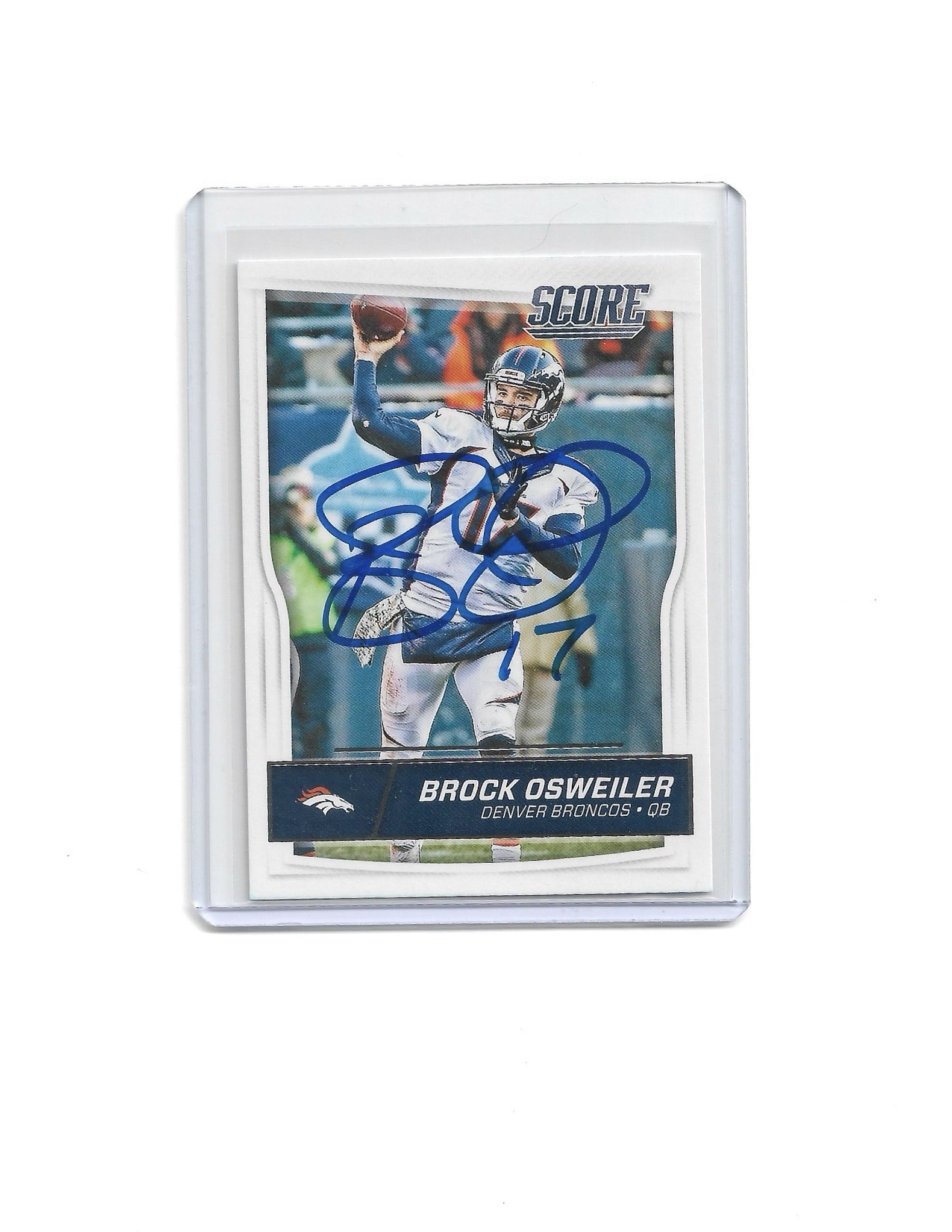 Brock Osweiler Autograph β Authentic Signed NFL Card β Local Pickup