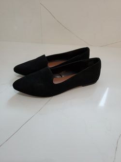Womens Suede Ballet Flat