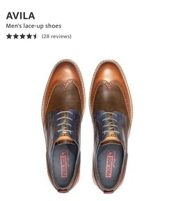 Beautiful new PIKOLINOS Avila M1T-4191C1 Men's Oxfords - Brandy 9-9.5 M US