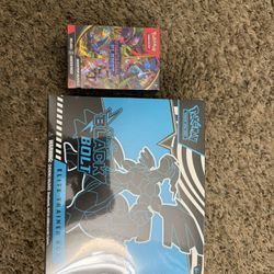 Black Bolt ETB And Phantasmal Flame Booster Bundle