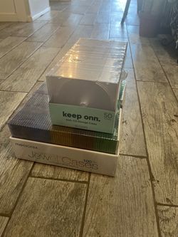 New CD/DVD Jewel Cases Bundle – 150 Total