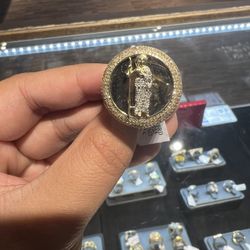 10k gold REAL diamond ring with .68ctw diamonds for a good price!!