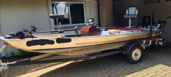 1982 BassTracker #3 fishing boat.