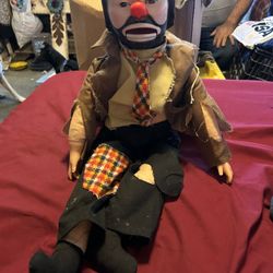 Emmett Kelly Jr Ventriloquist Dummy Doll