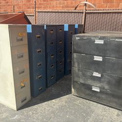 9 Filing Cabinets $25 Each/O.B.O for All