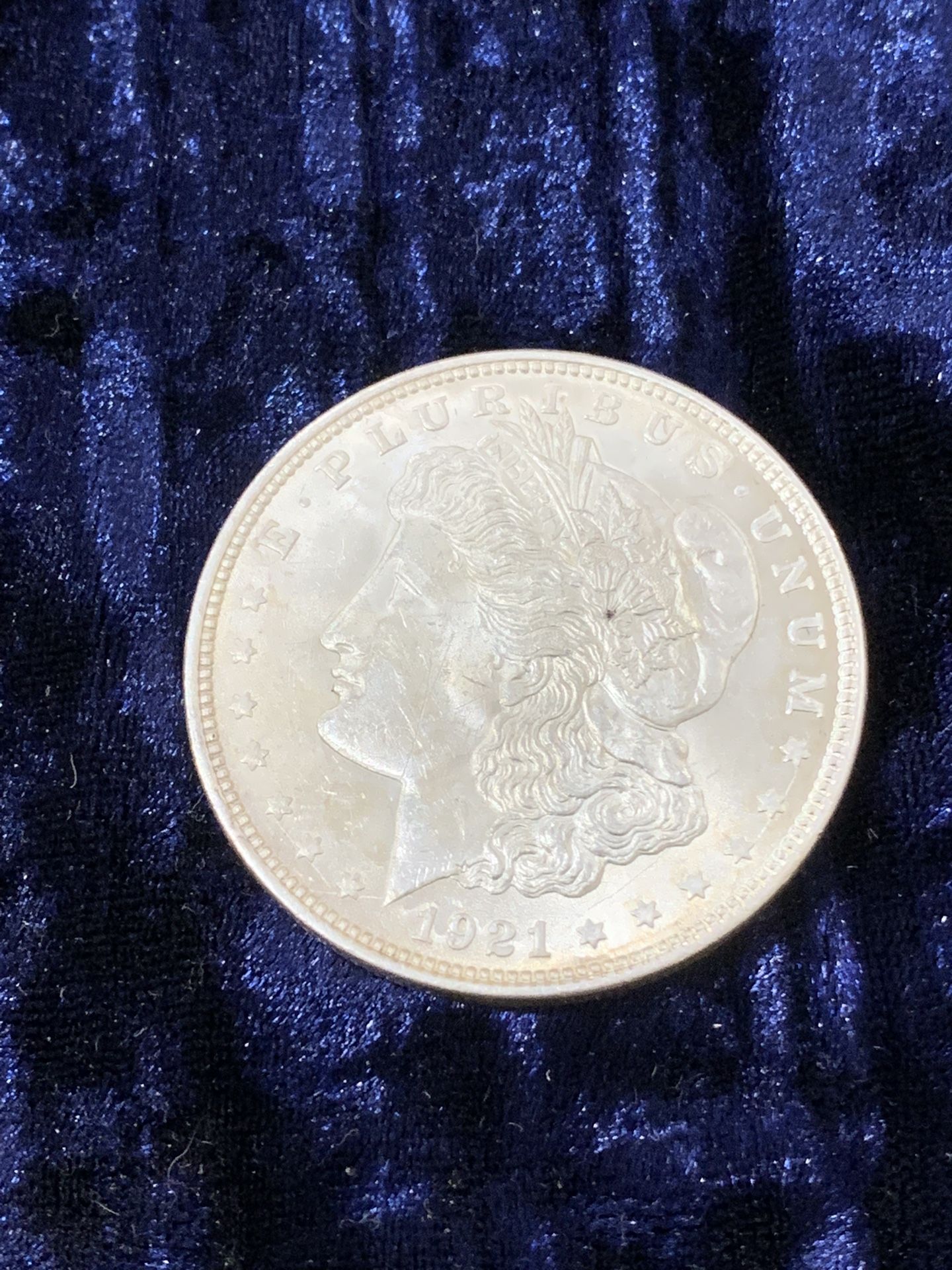 1921 BU Morgan Silver Dollar
