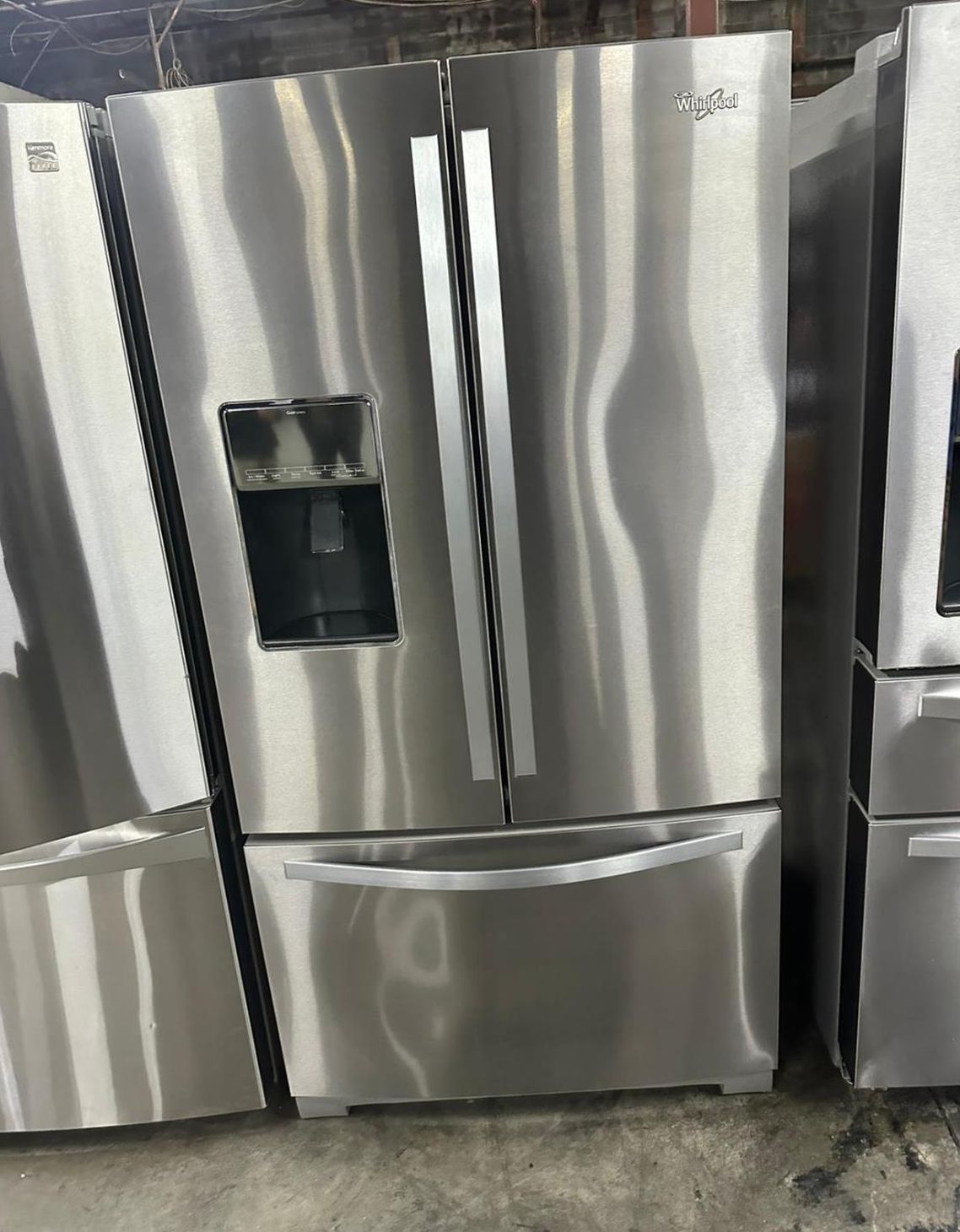 EnergyStar Whirlpool 3-Door Fridge Stainless Steel