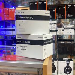 Sigma 50mm F1.4 For Sony Or Canon 