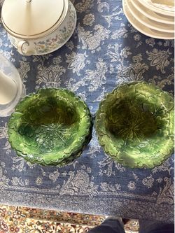 Vintage Italian Majolica Leaf Bowls – Set of 8