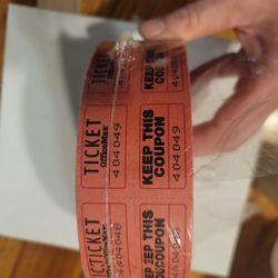 Raffle Tickets Roll 