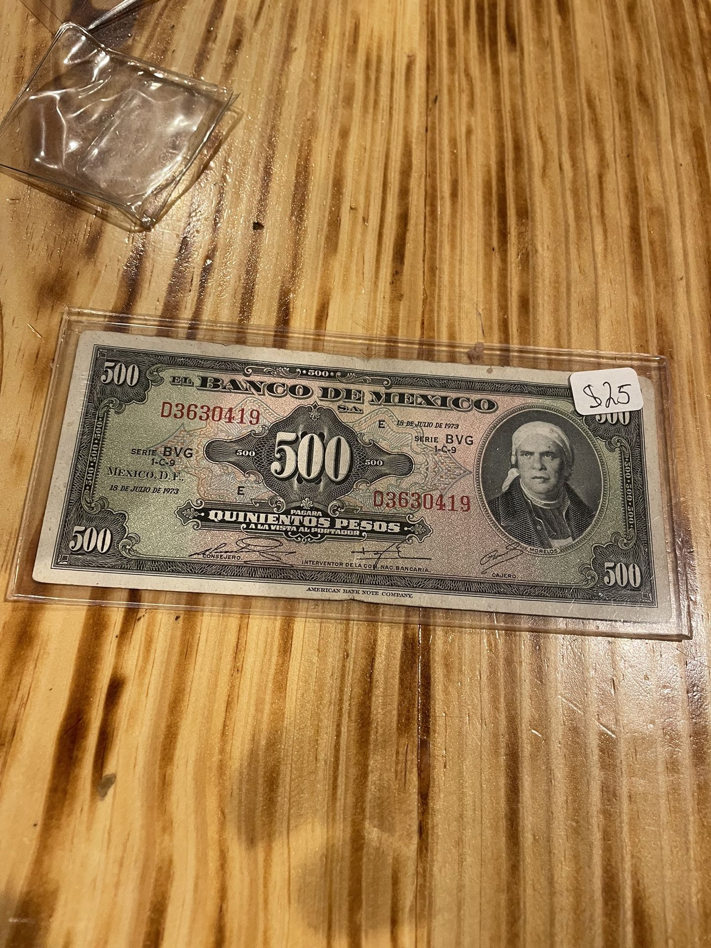 500 Pesos Mexican
