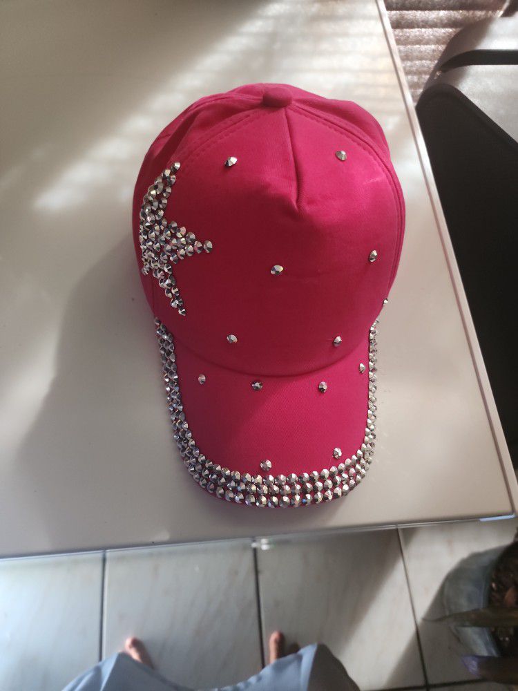 Pink Star Baddazled Hat