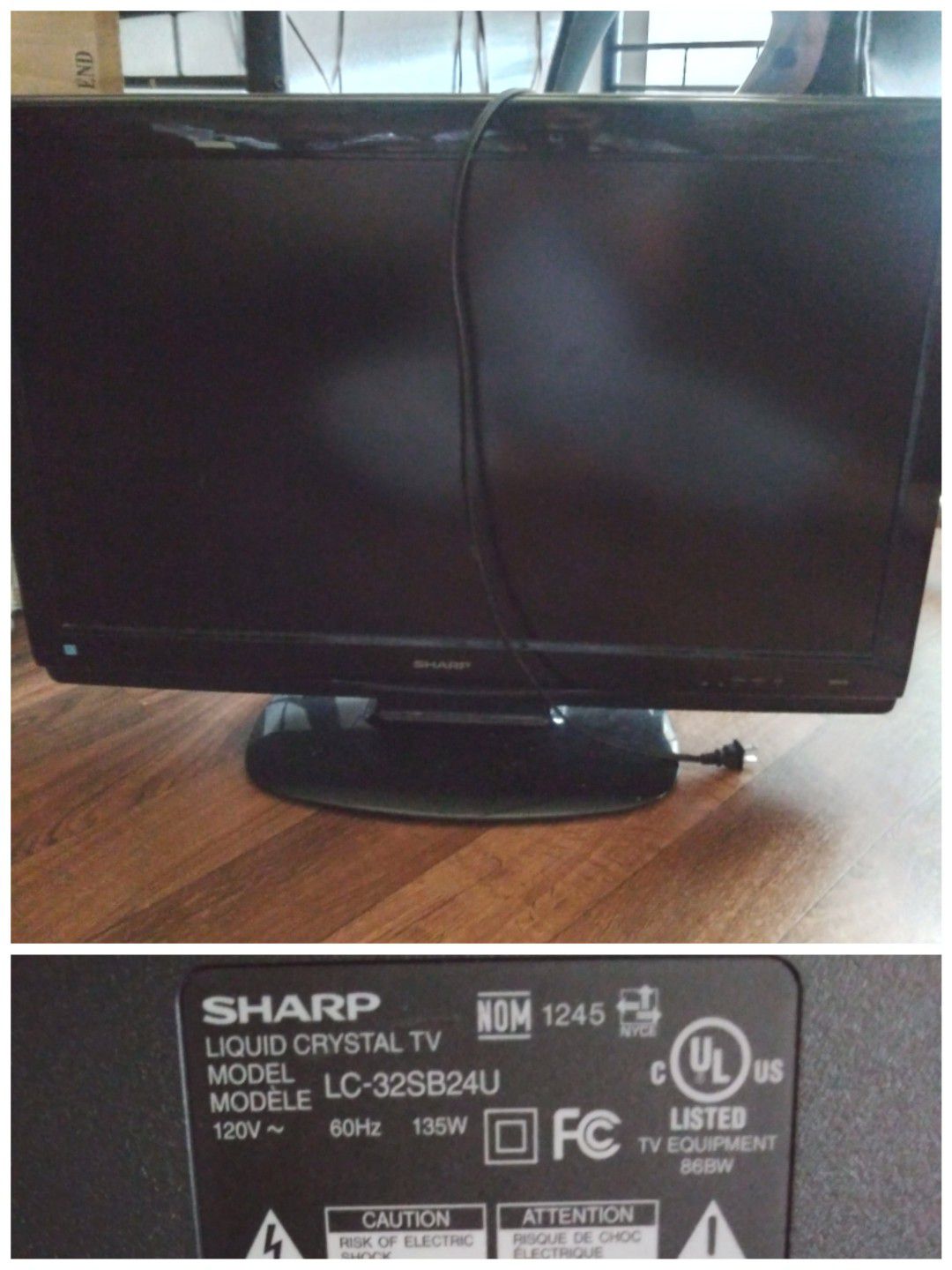 32" Sharp TV