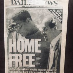 NY Daily News-O.J. Simpson Home Free-Oct.4,1995-Not Complete-A Few Page Story