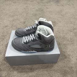 Jordan 5 Wolf GREY Sz 10.5