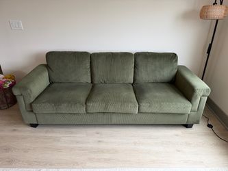Corduroy Green Couch