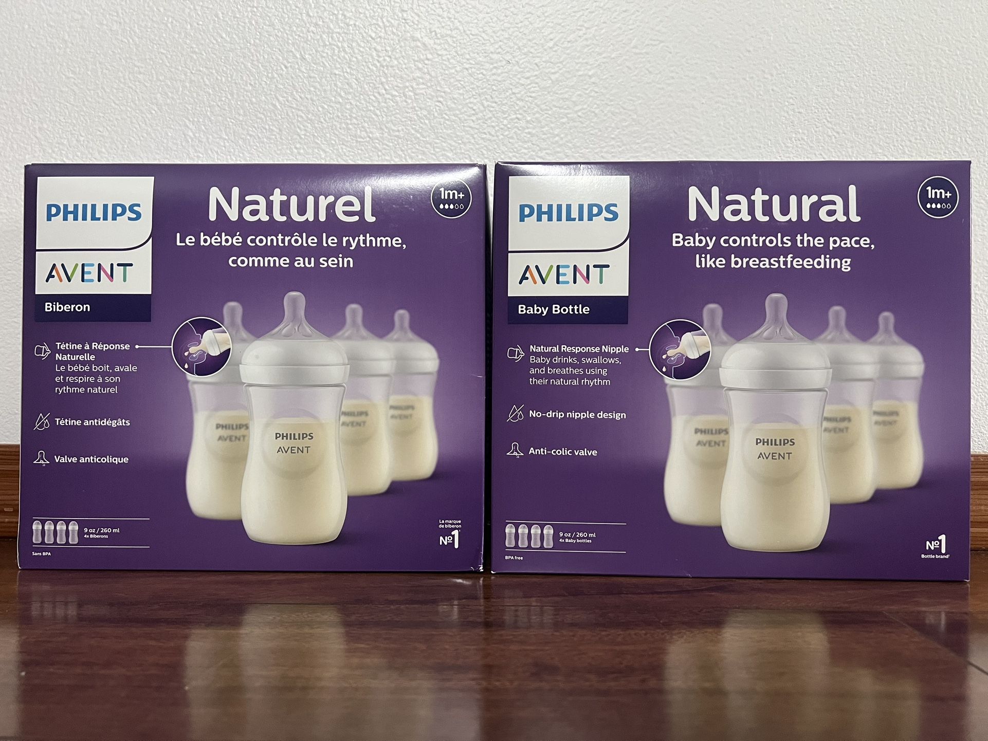 Philips AVENT Natural Response Bottles (Flow 3, 1m+)