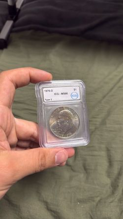 1976-D Eisenhower Dollar ICG MS66 Type 2