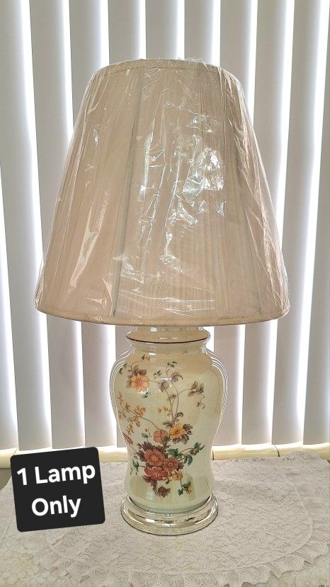 Antique Ceramic Base Lamp (only 1)