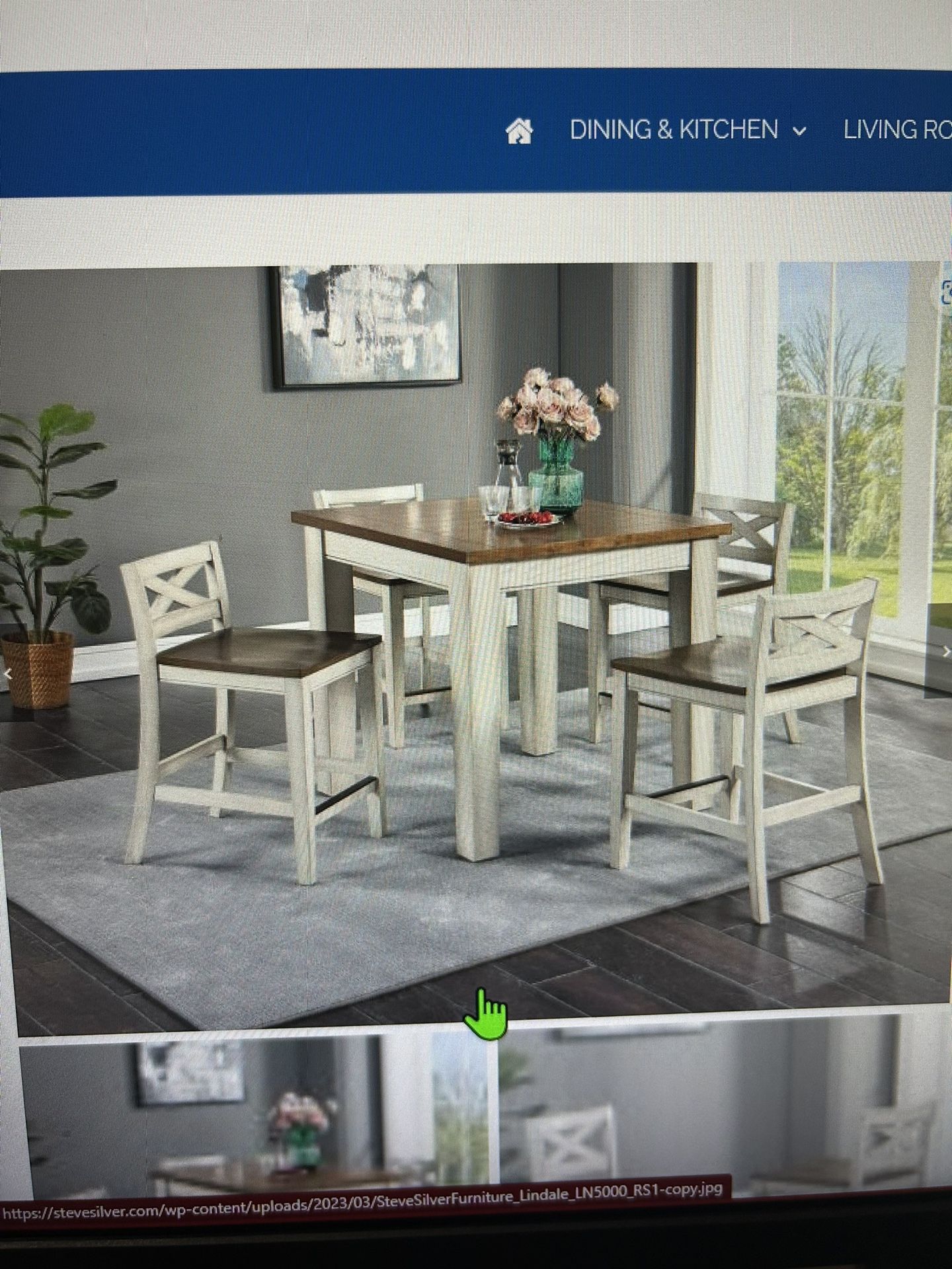 Steve Silver Dinning Table LN500