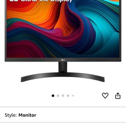 LG 27UK500-B Monitor 27" UltraFine (3840 x 2160) IPS Display