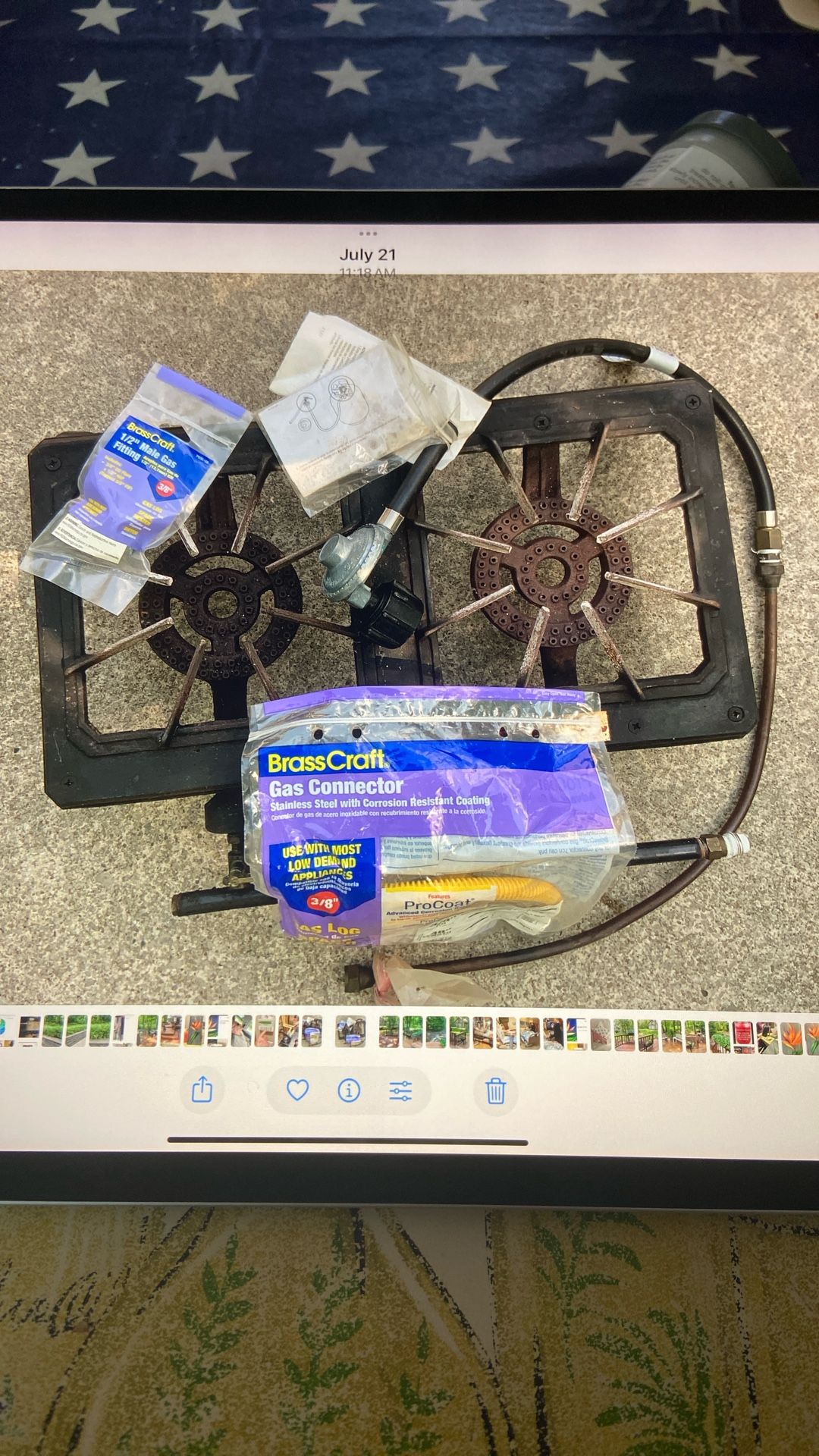 Portable Natural Gas Burner