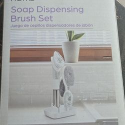 Soap Dispensing Brush Set