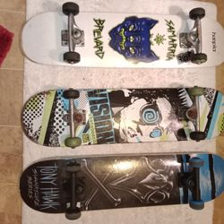 Skateboard Collection Of 3