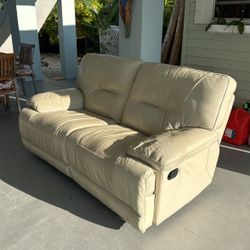 Leather Recliner Oversized Loveseat 
