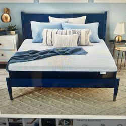 Sleep Innovations Marley 12 Inch Cooling Gel Memory Foam Mattress, Full Size, Med Firm