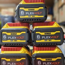 6ah Flexvolt Batteries All New!