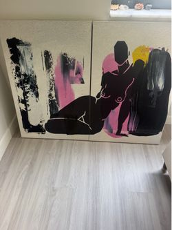 Abstract nude art