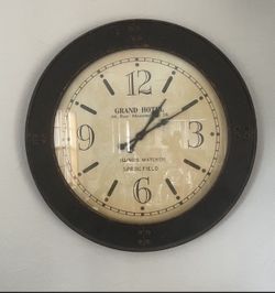 Very Large Rustic/Metal Clock