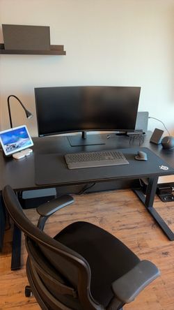 Desk and office chair