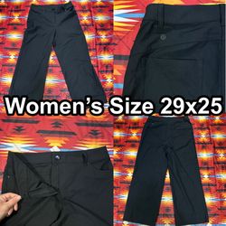 Lululemon Black City Sleek 5 Pocket Wide-Leg PantFull Length Women’s Sz 29x25
