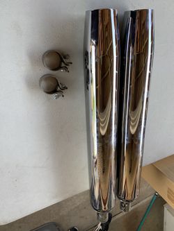 New stock mufflers / motorcycle