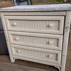 Henry Link Wicker Dresser 