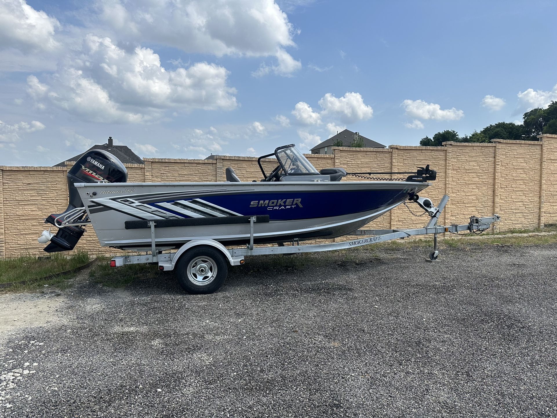 Aluminum 18,6 Smoker craft Boat