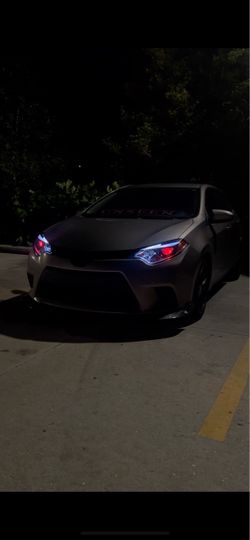 2014–2016 Toyota Corolla Custom RGB Headlights – Demon Eyes / Chasing DRLs / Sequential Signals