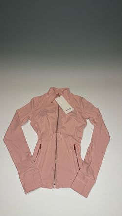 Brand New Pink Rose Gold Zipper Lululemon Jacket Size XS